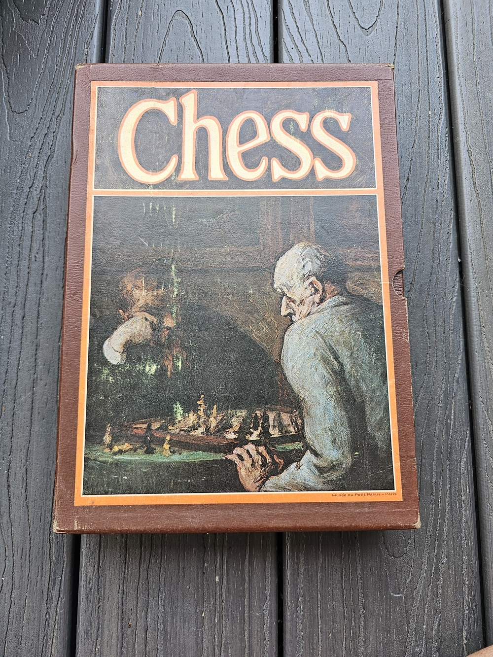 Vintage 1970 3M Bookshelf Chess Set Premium French Wood Staunton Pieces Complete